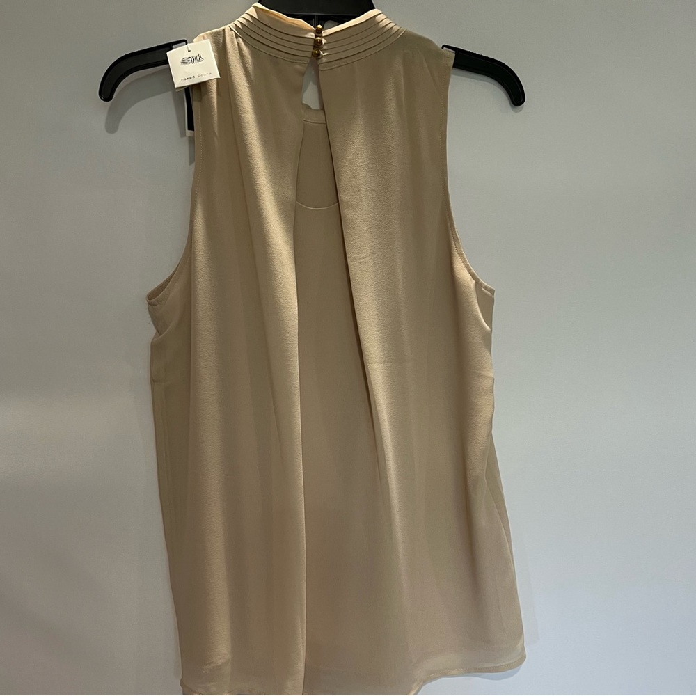NWT Naked Zebra High Neck 3-Button Back of Neck Closure - Picture 3 of 7